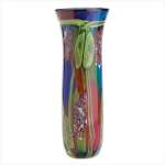 Peacock Fantasy Art Glass Vase Peacock Fantasy Art Glass Vase