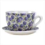 Lavender Rose Teacup Planter Lavender Rose Teacup Planter