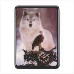 Eagle And Wolf - Lodge/Cabin Wildlife Wallclock Eagle And Wolf - Lodge/Cabin Wildlife Wallclock