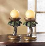 Coconut Tree Candleholders Coconut Tree Candleholders