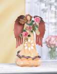 Ethereal Lighted Angel W/ Rose Ethereal Lighted Angel W/ Rose
