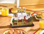 Country Rooster Cruet Set