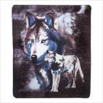 Blanket - Wildlife Wolves Fleece Throw
