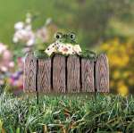 Frog Mini Garden Fence Frog Mini Garden Fence